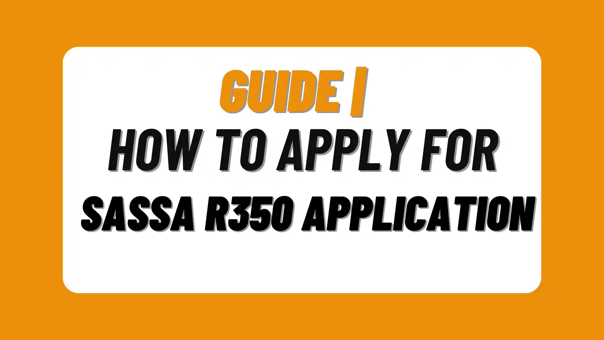 How to Apply for the R350 Grant