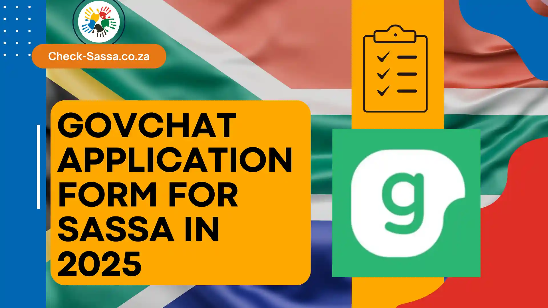 GovChat Application Form for SASSA In 2025